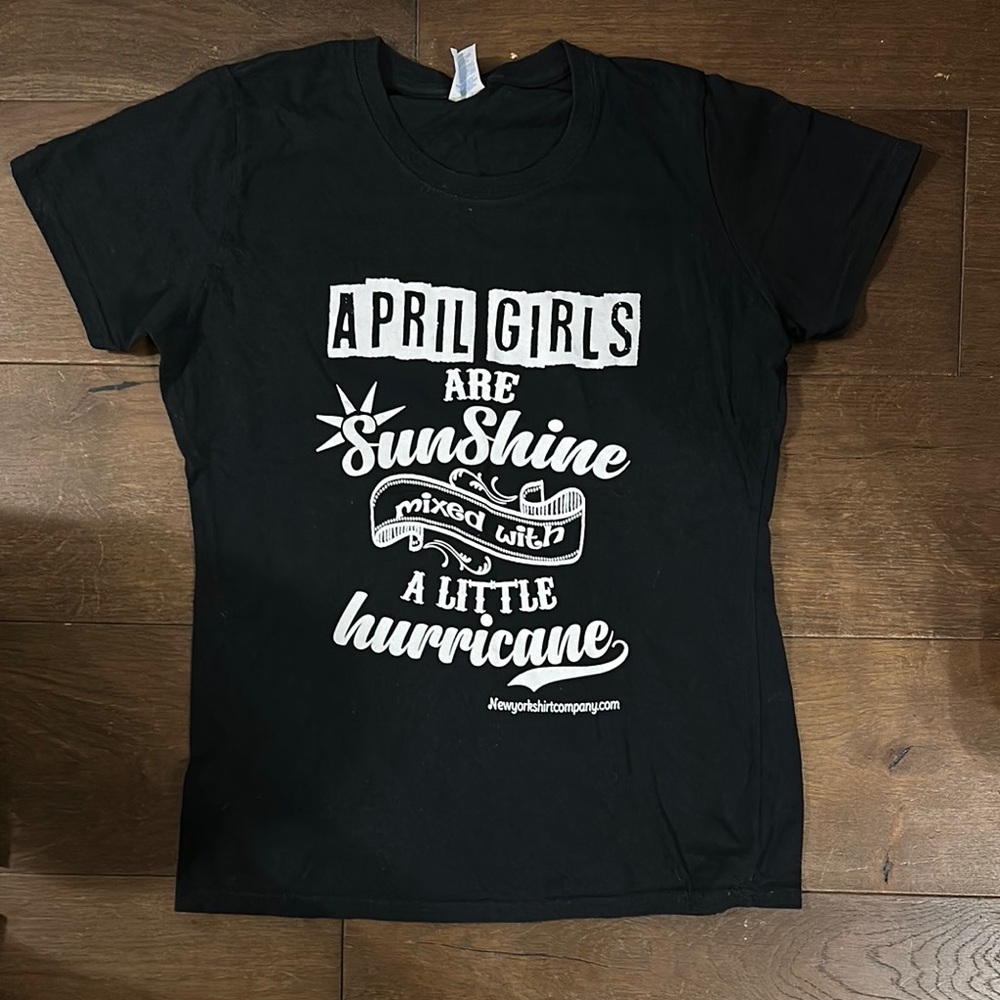Black April Girls Graphic Tee